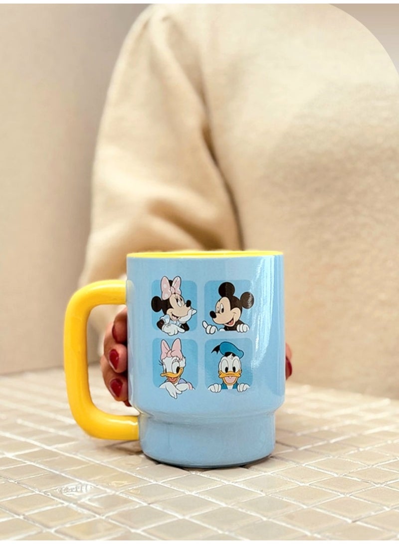 Disney Donald Duck Ceramic Mug / Blue*Yellow - Image 2